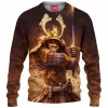 Golden Samurai Knitted Sweater