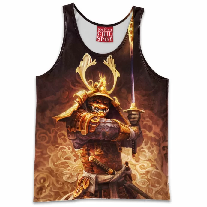 Golden Samurai Tank Top