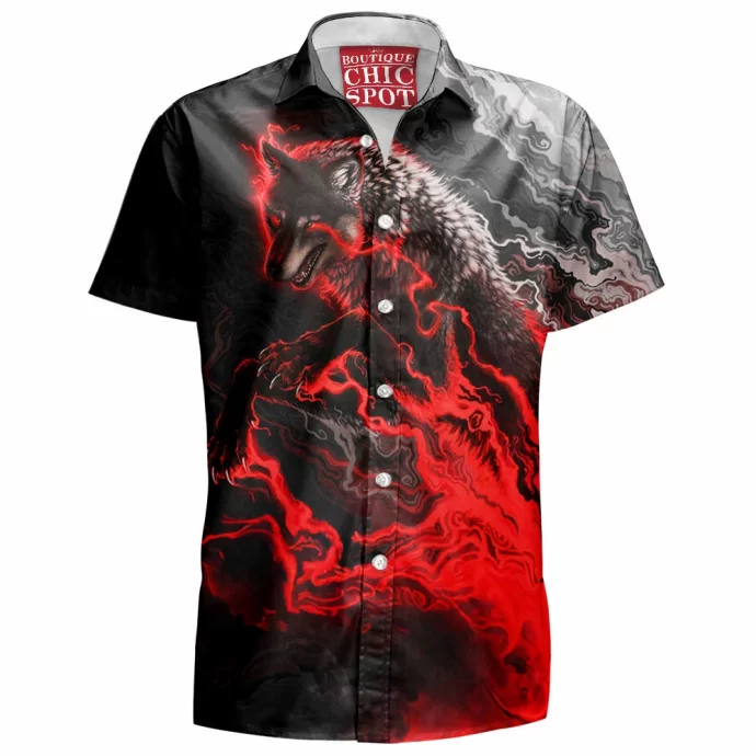 Shadow Wolf Hawaiian Shirt