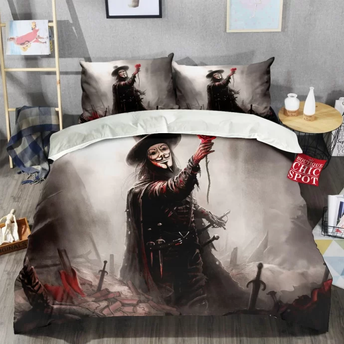 V For Vendetta Bedding Set