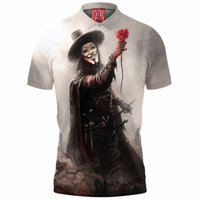 V For Vendetta Polo Shirt