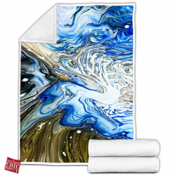 Tributaries Fleece Blanket