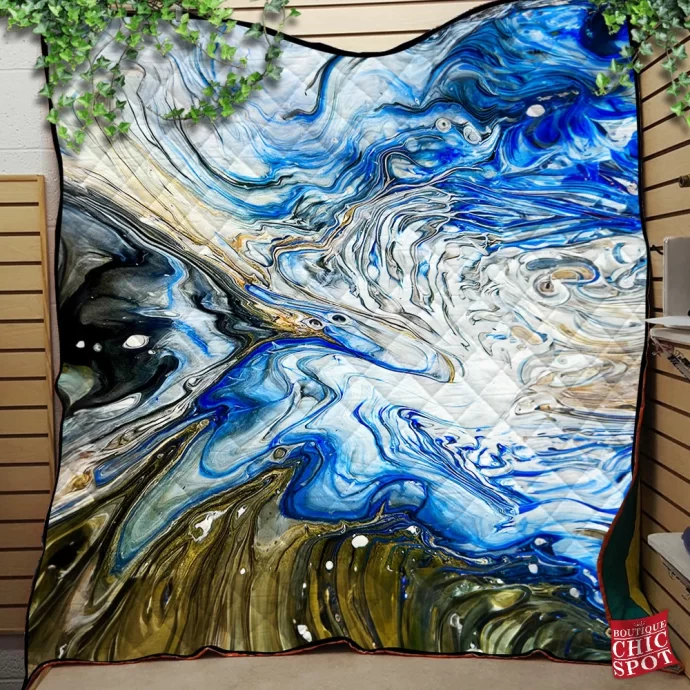 Tributaries Quilt Blanket