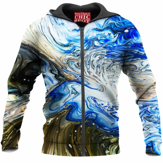 Tributaries Zip Hoodie