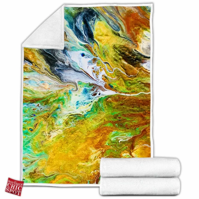 Rivulets Fleece Blanket