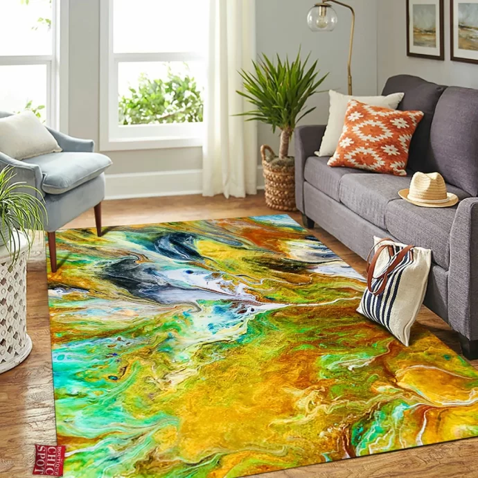 Rivulets Rectangle Rug