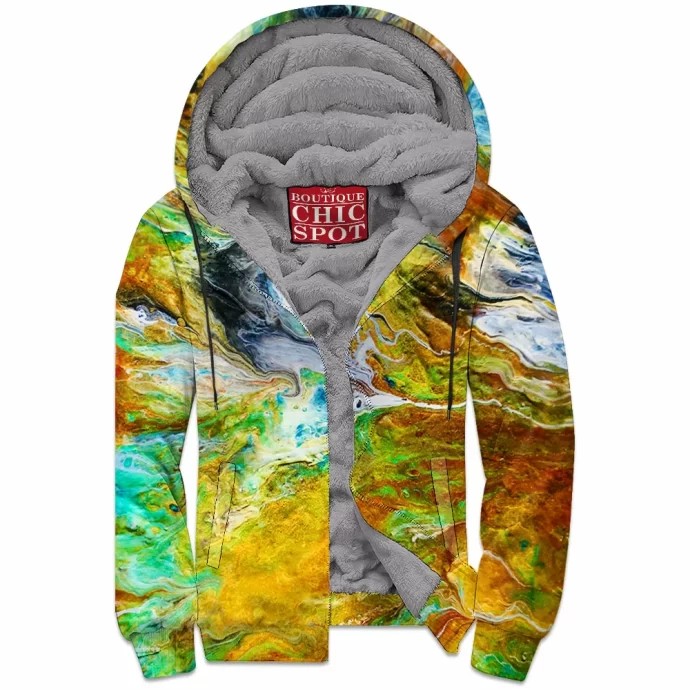 Rivulets Zip Fleece Hoodie