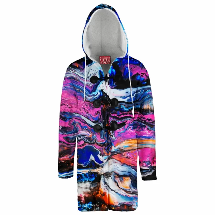 Protozoa Hooded Cloak Coat