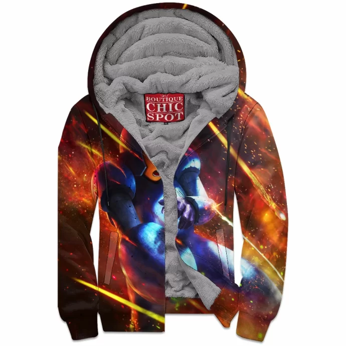 Rock Man Zip Fleece Hoodie