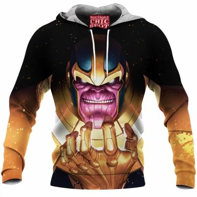 Comic Fleece-Hoodie, Thanos Fleece-Hoodie