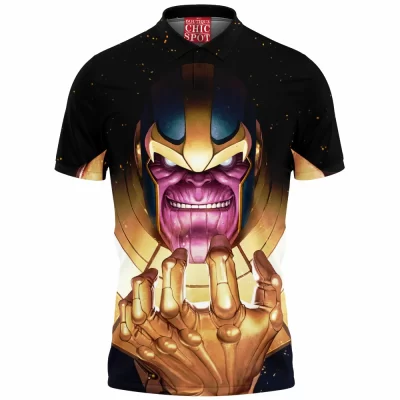 Comic Polo Shirt, Thanos Polo Shirt