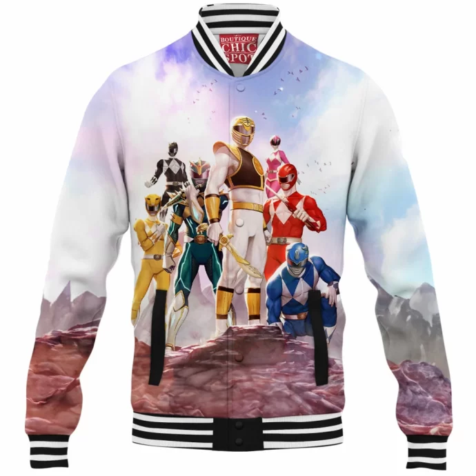 Power Rangers Mighty Morphin Baseball Jacket