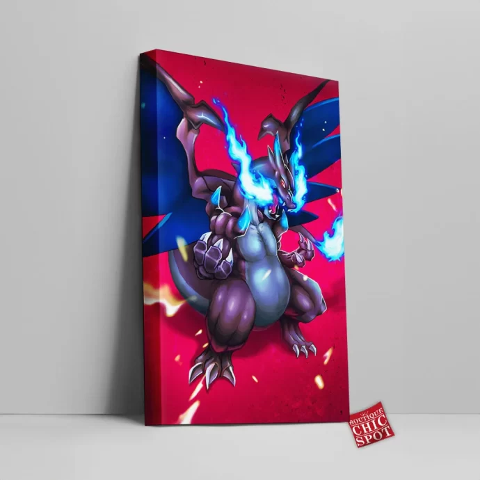 Mega Charizard Canvas Wall Art