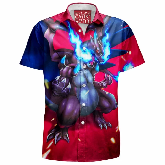 Mega Charizard Hawaiian Shirt