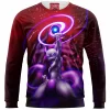 Pokemon Zip Sweatshirt, Anime Zip Sweatshirt, Mewtwo Zip Sweatshirt