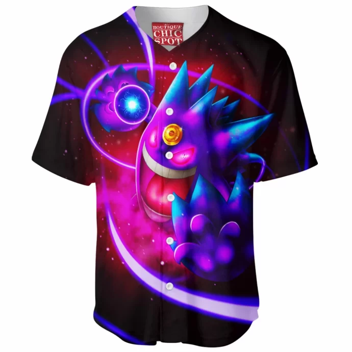 Mega Gengar Baseball Jersey