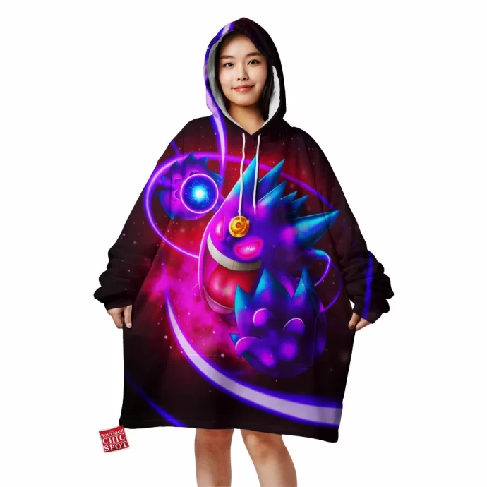 Mega Gengar Blanket Hoodie