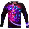 Anime Fleece-Hoodie, Gengar Fleece-Hoodie, Pokemon Fleece-Hoodie