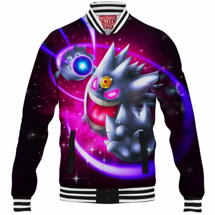 Mega Gengar Baseball Jacket