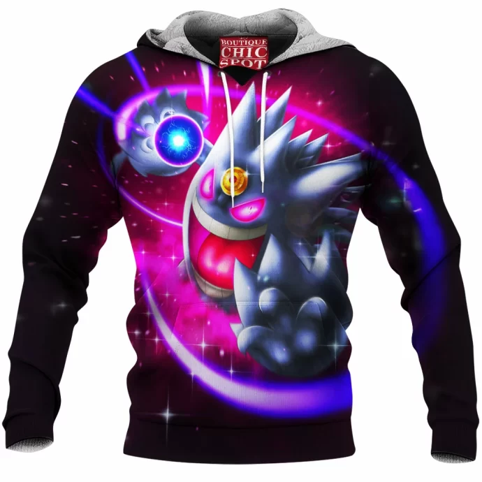 Mega Gengar Fleece Hoodie