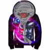 Anime Zip-Fleece-Hoodie, Gengar Zip-Fleece-Hoodie, Pokemon Zip-Fleece-Hoodie