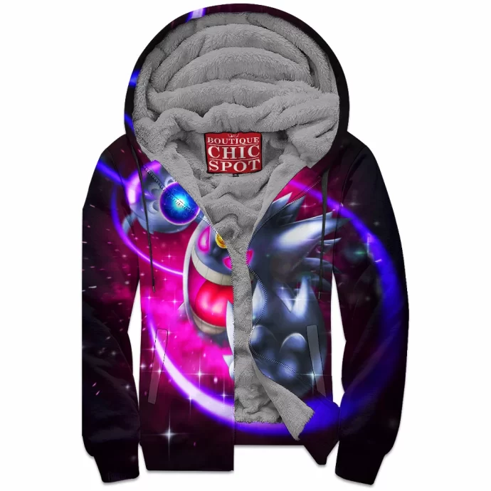 Mega Gengar Zip Fleece Hoodie