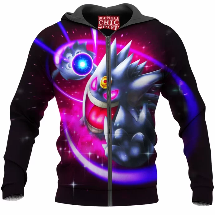 Mega Gengar Zip Hoodie