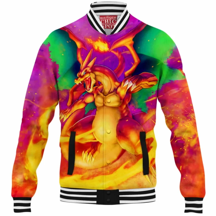 Mega Charizard Baseball Jacket