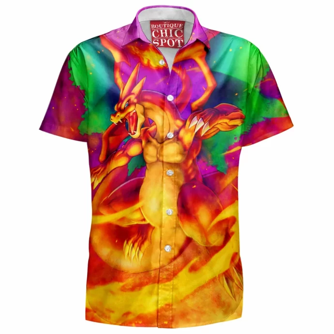 Mega Charizard Hawaiian Shirt