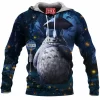 Anime Fleece-Hoodie, Totoro Fleece-Hoodie, Ghibli Fleece-Hoodie