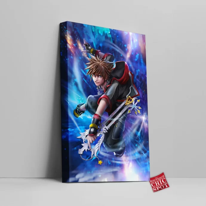 Keyblade Master Kingdom Hearts Canvas Wall Art