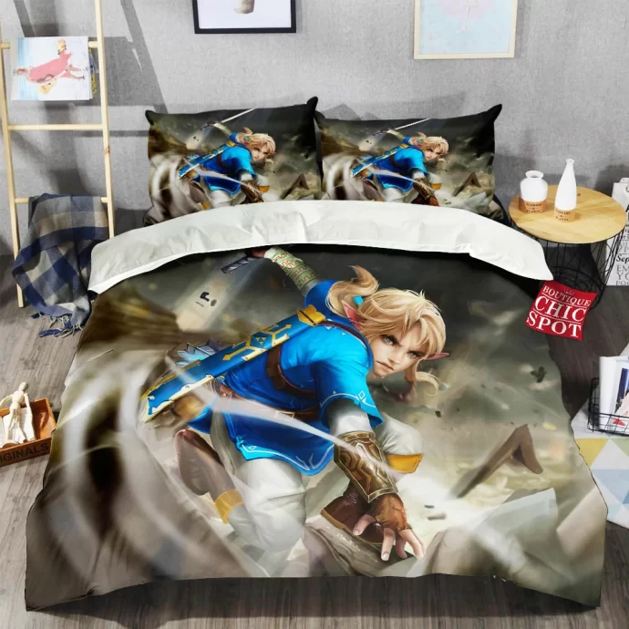 Breath Of The Wild Link Zelda Bedding Set