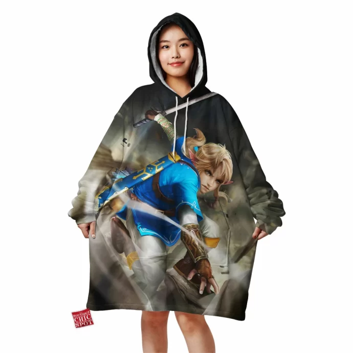 Breath Of The Wild Link Zelda Blanket Hoodie