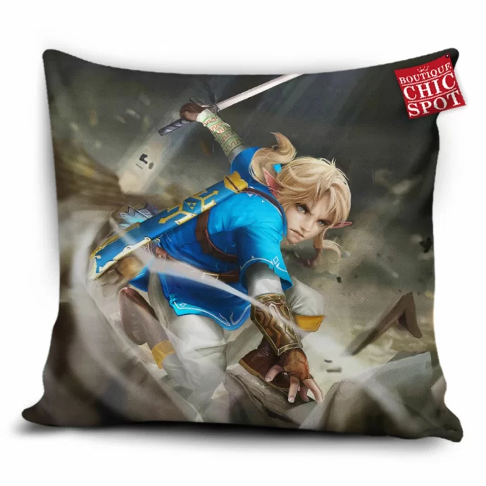 Breath Of The Wild Link Zelda Pillow Cover