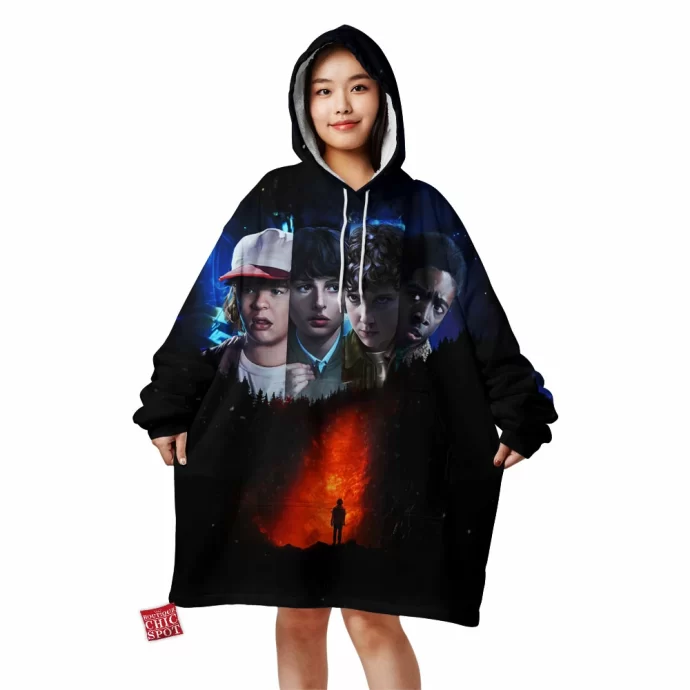 Stranger Things Blanket Hoodie