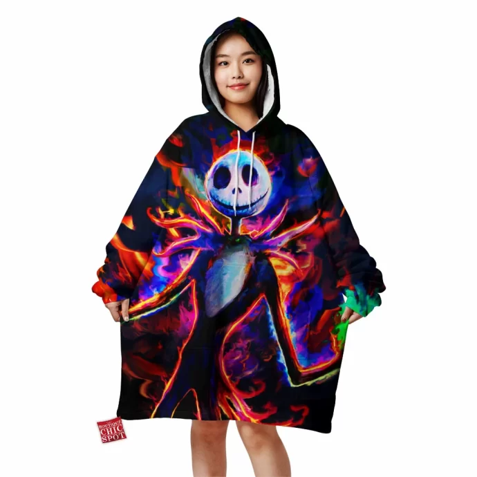 Nightmare Before Christmas Blanket Hoodie