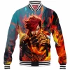 Arcane Baseball-Jacket, Game Baseball-Jacket, League of Legend Baseball-Jacket, Vi Baseball-Jacket