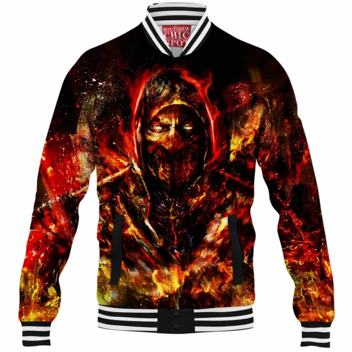 Scorpion Mortal Kombat Baseball Jacket