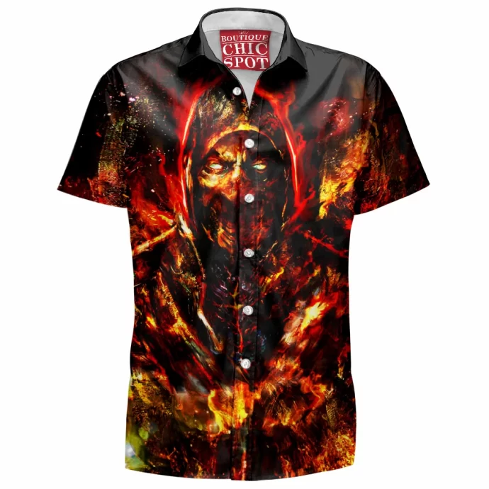 Scorpion Mortal Kombat Hawaiian Shirt