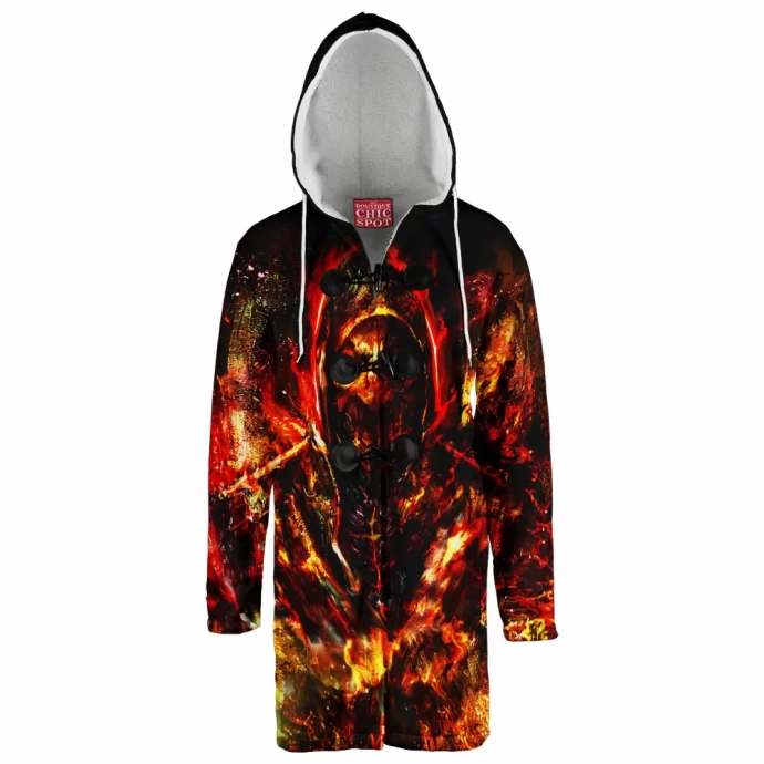 Scorpion Mortal Kombat Hooded Cloak Coat