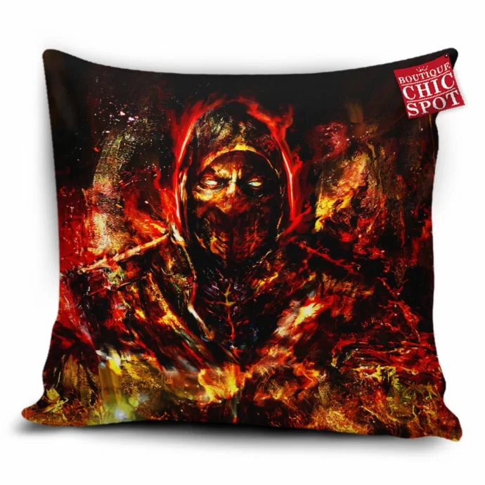 Scorpion Mortal Kombat Pillow Cover