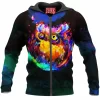 Owl Zip-Hoodie