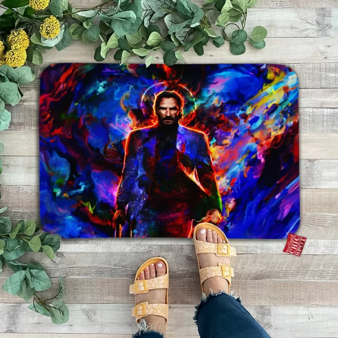 John Wick Keanu Reeves Doormat