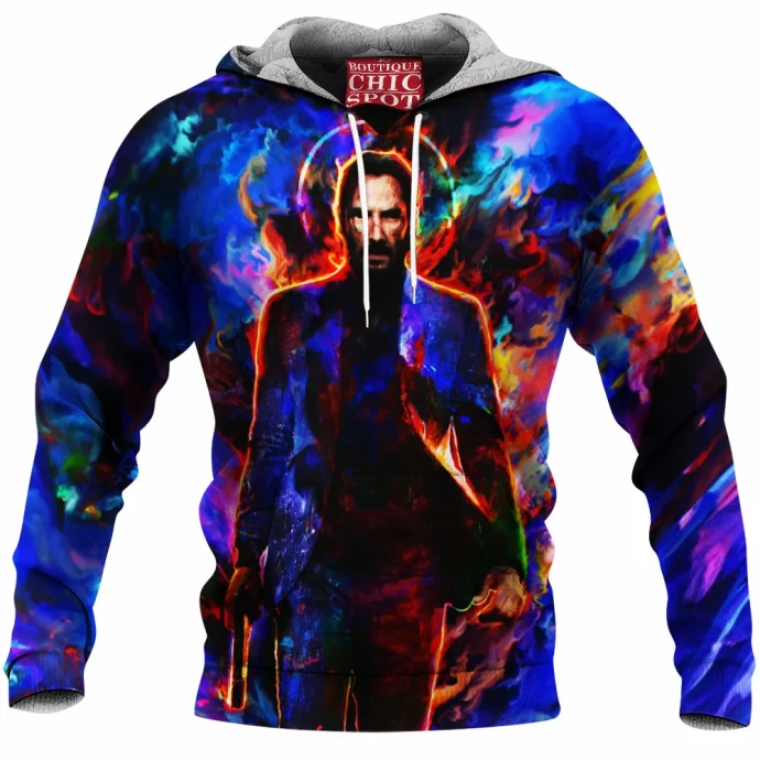 John Wick Keanu Reeves Fleece Hoodie