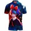 Kikis Delivery Service Polo Shirt, Anime Polo Shirt, Ghibli Polo Shirt