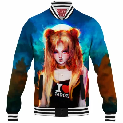Anime Baseball-Jacket, Sailor Moon Baseball-Jacket