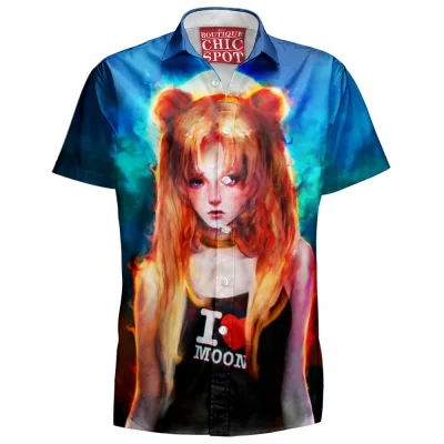 Anime Hawaiian-Shirt, Sailor Moon Hawaiian-Shirt