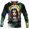 Anime Fleece-Hoodie, Mononoke Hime Fleece-Hoodie, Princess Mononoke Fleece-Hoodie, Ghibli Fleece-Hoodie