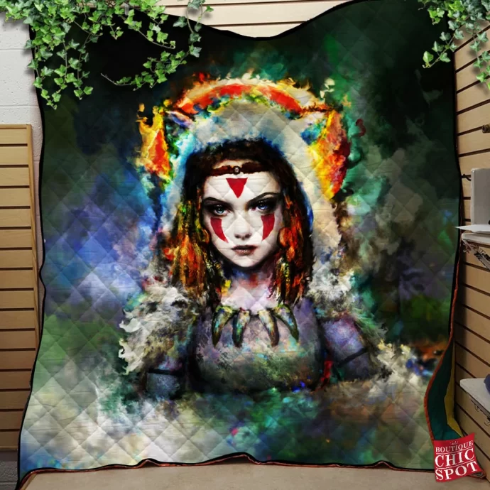 Princess Mononoke Quilt Blanket