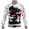 Anime Baseball-Jacket, Gastly Baseball-Jacket, Pokemon Baseball-Jacket